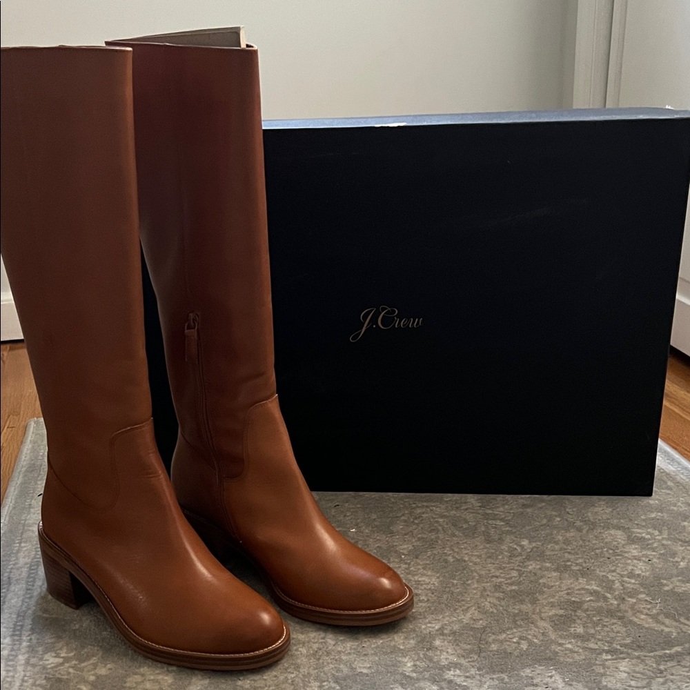 J. Crew Women's Tan Heeled Boots